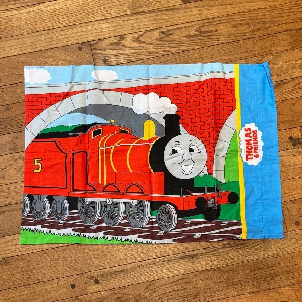 Thomas & Friends Blue and Red Vintage 2006 Pillowcase